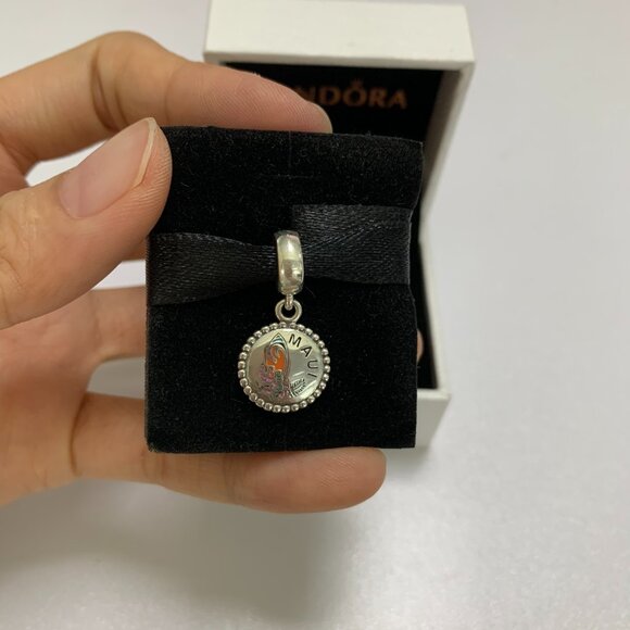 Pandora MAUI Beach Dangle Charm Travel Gift Pendant Sterling Silver - Picture 1 of 4
